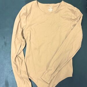 NUUDS long sleeve crew neck bodysuit